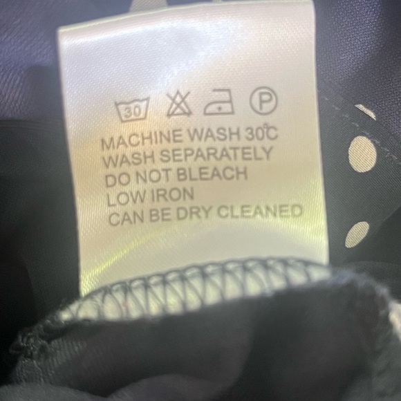 Women’s Polka Dot A-Line Loose Swing Dress Size M - Picture 13 of 13